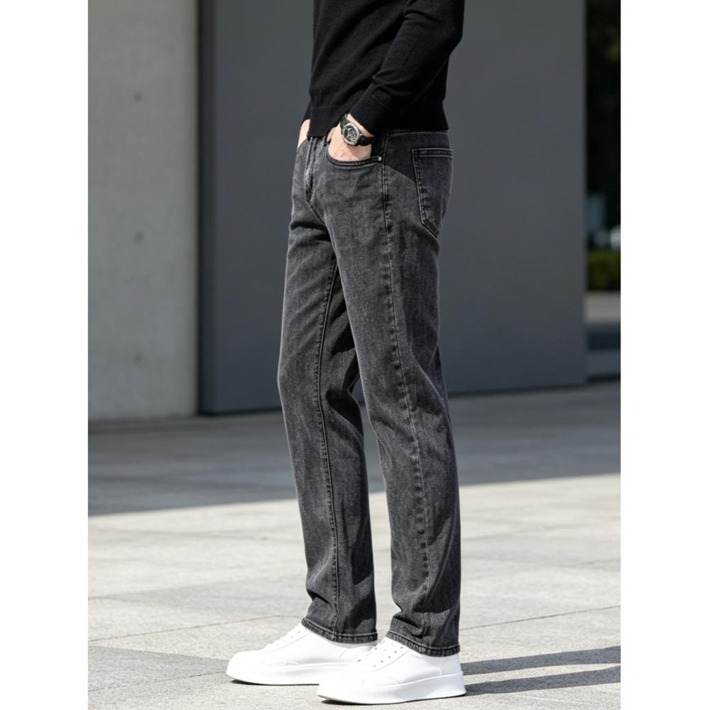 Men’s Jeans: Trendy, High-street, Minimalist, Elegant, Classic, Business-style, Stretch, Slim-fit, Straight-leg Trousers