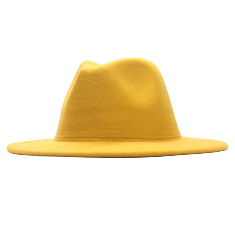 Deerskin Fleece Top Hat Retro Jazz Hat Men's and Women's Felt Hat European and American Woolen Hat Western Cowboy Hat