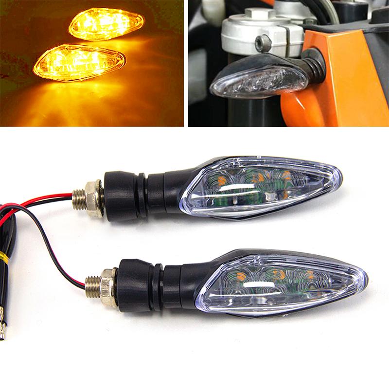 Universal Motorcycle LED Turn Signals Lights Waterproof Warning Indicator Turning Lamp Motorbike Scooter Flashers Lighting