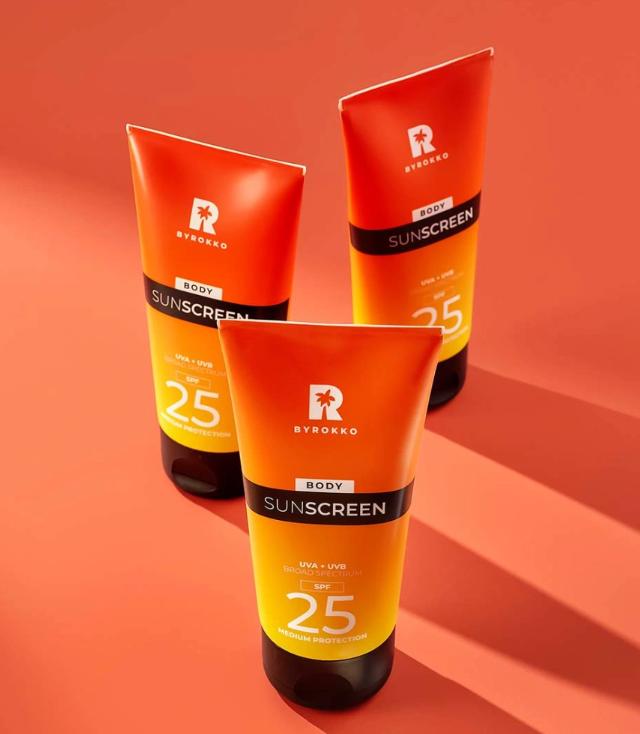 Byrokko Body Sunscreen SPF25 Sun Protection Cream 150ml