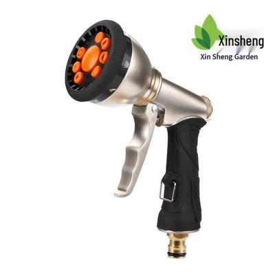 Zinc Alloy High-Pressure Nine-Function Metal Spray Gun for Garden and Car Washing