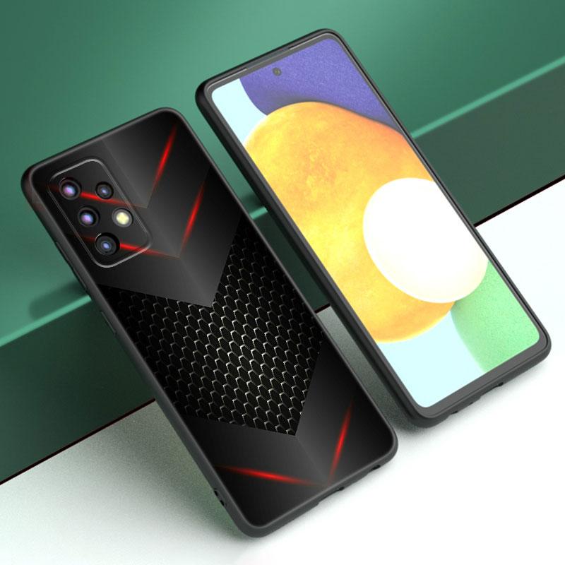 

Чехол для спортивного автомобиля из углеродного волокна для Samsung A13 A22 A24 A32 A23 A25 A34 A35 A52S A53 A54 A55 A73 5G A12 A14 A15 A31 A33 A50 A51 A72 Samsung A52