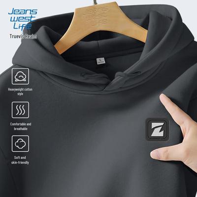 Jeanswest Life Men's Casual Loose Fit Hoodie