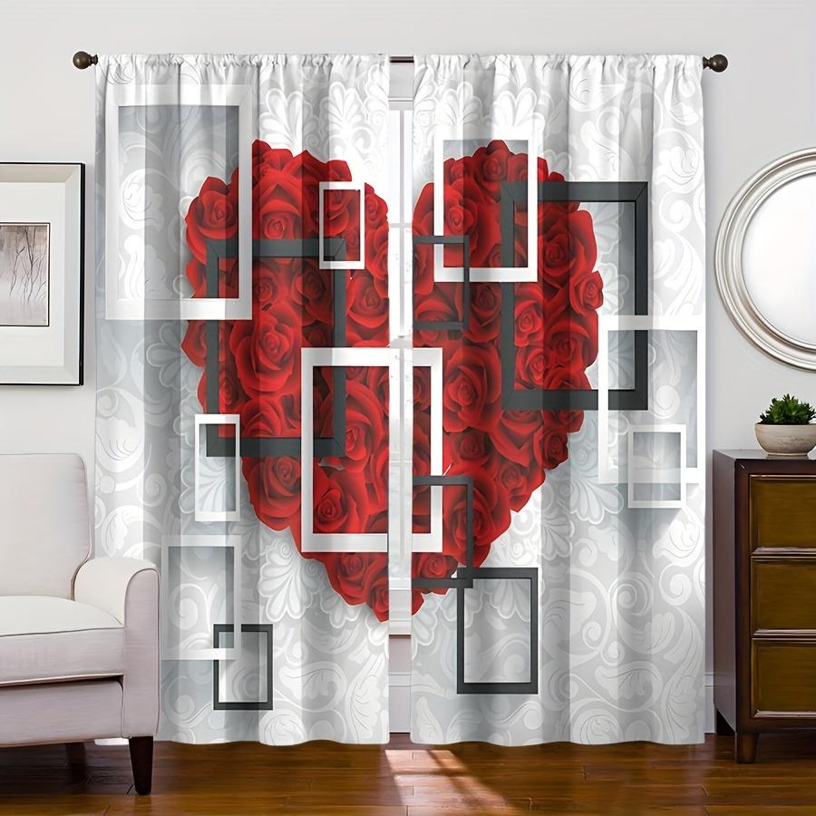 

2 шт. Карманная геометрическая занавеска с мраморным зерном, декоративная занавеска для окна, декорирование окон для спальни, гостиной, домашнего декора 100W130H(CM)40x51in&Grommet Top