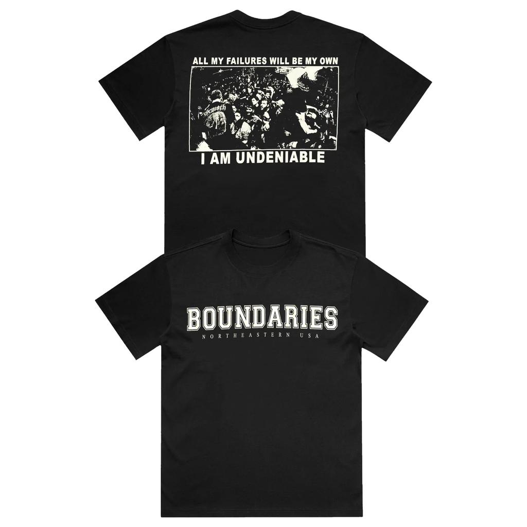 Boundaries Graphic Unisexs and Womens Tshirt New High Quality Luxury Brand Hot Selling Style Fashion Unisex Cotton Tees