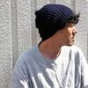 Basic Enchi Super Big Gather Watch Knit Plus Size 62cm and Gray Hat, Deep, Women's Men's,