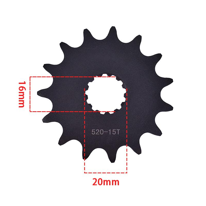 Motorcycle 520 Chain 15T Front 46T Rear Sprocket For SUZUKI SV650 2016-2020 SFV650 2009-2015 GS500 1988-1993 SV SFV 650 GS 500