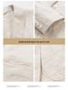 Men's Summer Linen Casual Blazer - Lightweight Suit for Young and Middle-Aged