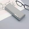 British Style Magnetic Leather Glasses Case: Handmade High-Grade Box for Myopia & Sunglasses