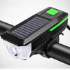 Power Display Bike Headlight 3 Modes Bike Front Lamp Portable Solar Bicycle Light  Road Cycling