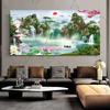 Waterfall Landscape Canvas Painting Modern Posters and Print Making Gallery Home Decoration Wall Art Painting