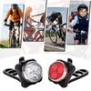 Fahrradlicht USB Wiederaufladbar Über 10 Stunden Laufzeit Wasserdichtes LED Fahrradlicht 4 Modi Vorne Hinten Sicheres Outdoor Fahrradlicht
