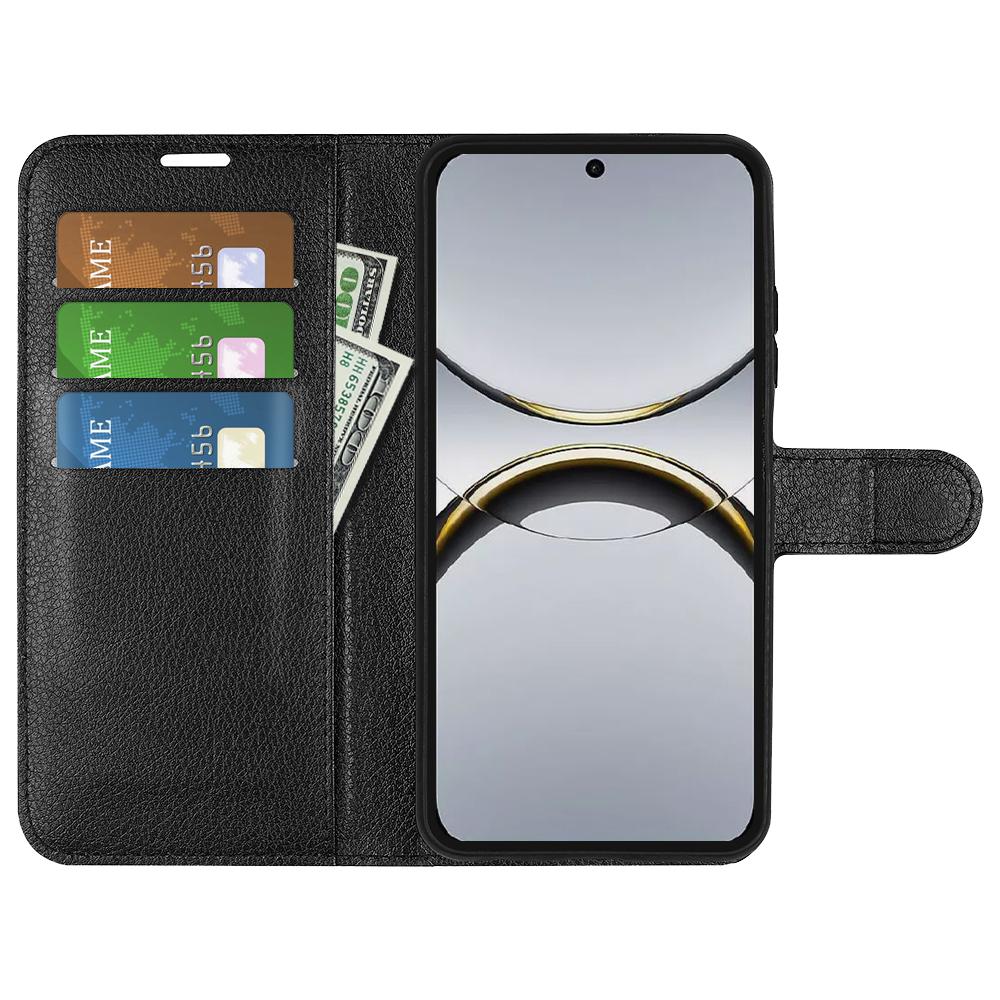 

For Oppo Find X8 5G Case Litchi Texture Shockproof Leather Wallet Phone Cover Purple