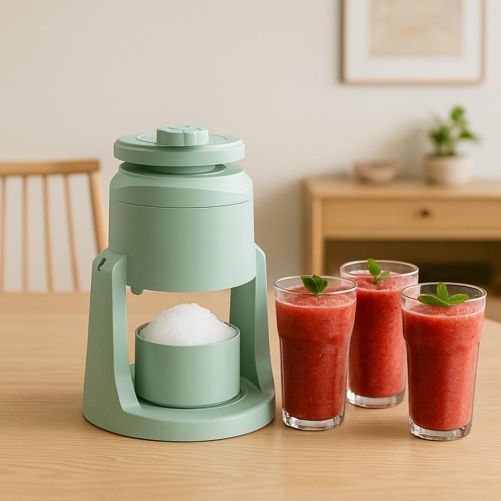 High-capacity Ice Breaking Machine Plastic Drink Making Machine Manual Shaved Ice Machine  Outdoor