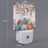 Fall Night Lights Auto Sensor Pumpkin Plug-in LED Nightlights Dusk To Dawn for Living Room, Bedroom, Bathroom, Kitchen, Hallway, Stairways Holiday