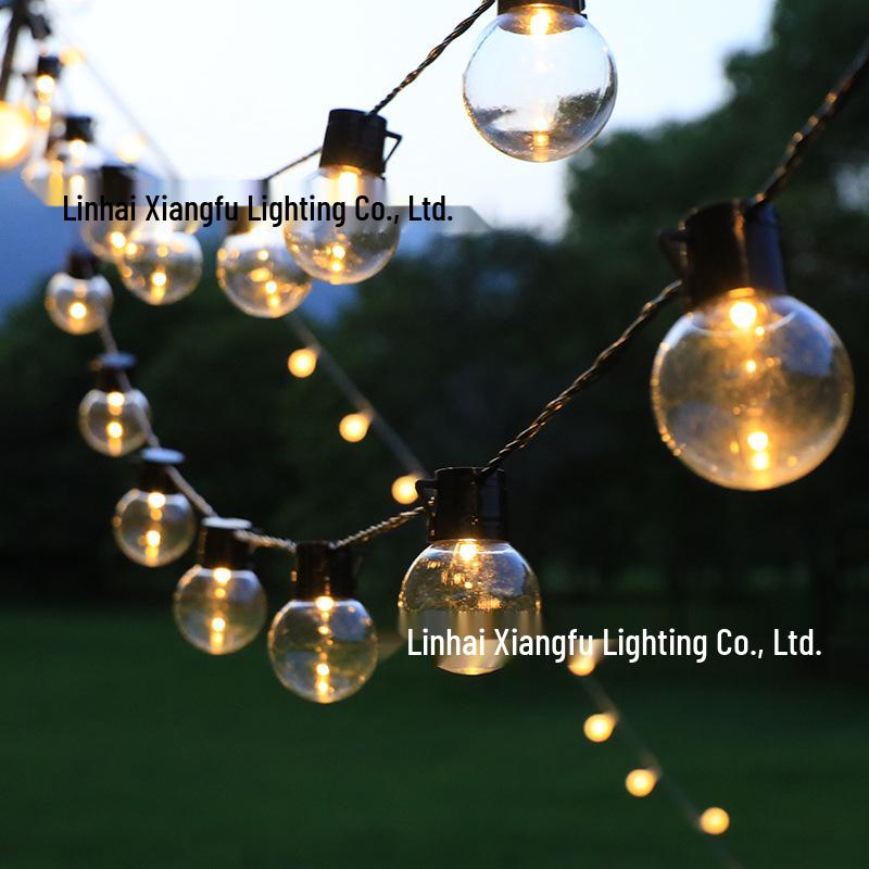 Outdoor LED G50 Globe String Lights - Waterproof Camping Tent Fairy Lights