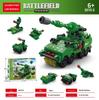 Military Mecha Aircraft Carrier & Space Rocket Building Blocks for Kids - Educational Assembly Toy