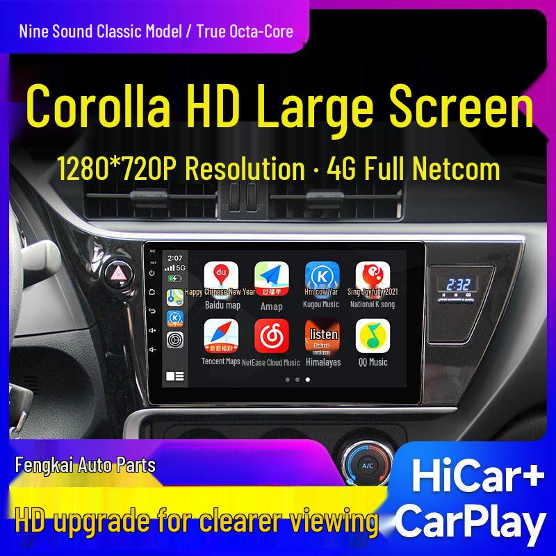 07-18 Toyota Corolla Levin Central Control Display with HD Navigation & Reversing Camera