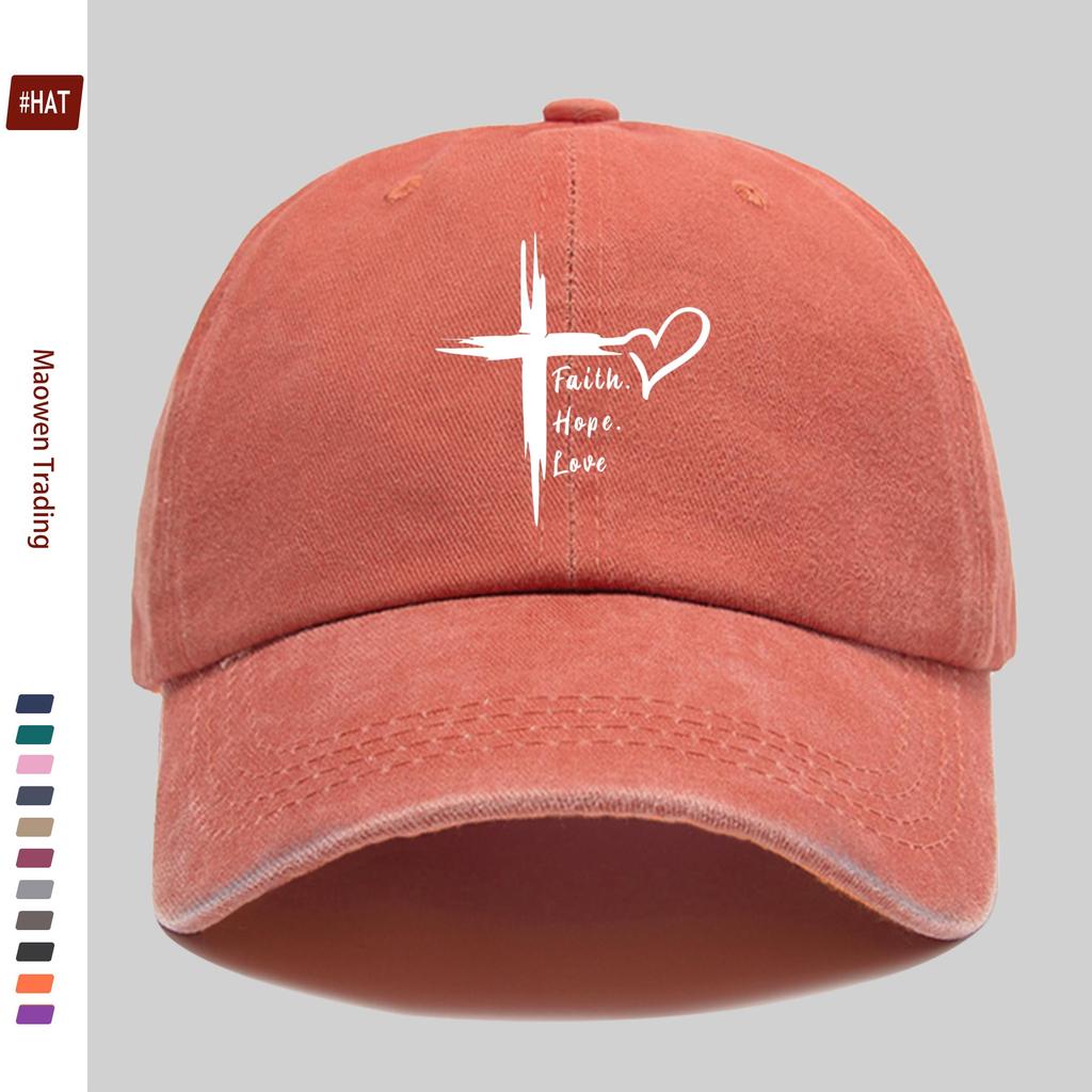 pc pcs Faith Hope Love Trucker Cap for Men Women Adjustable Buckle Strap Lightweight Suitable for Daily Wear Outdoor Spo