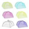 Mesh Screen Food Cover Tent Umbrella 6pcs Food Cover Net For Outdoors Screen Tents Party Bbq hwyC