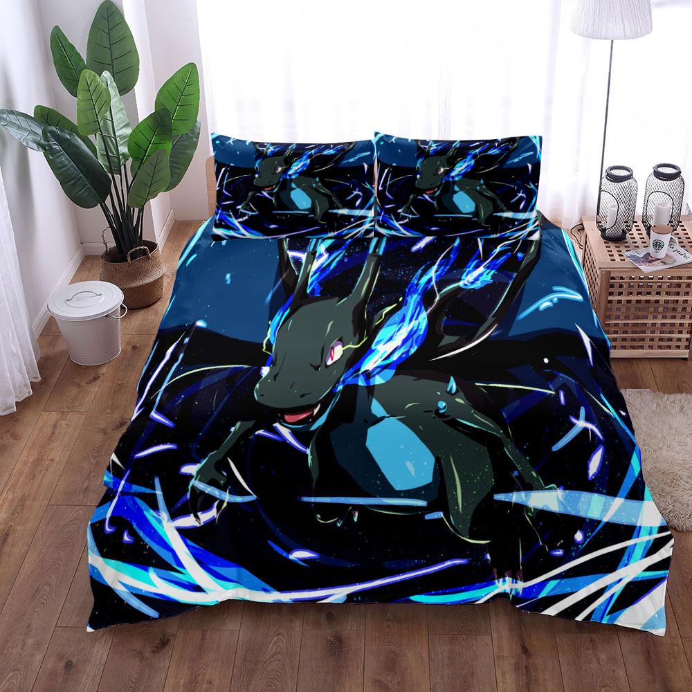 Adorable Cartoon Character Stickers Duvet Cover UK Single Double King US Twin Full Queen Size Bed Linen Set