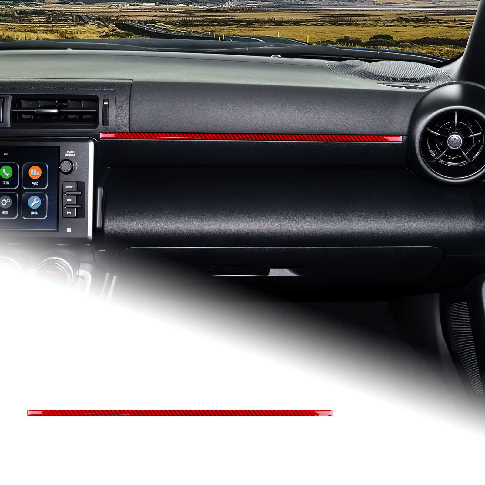 

Аксессуары AIRSPEED для Toyota GR86 ZN8 Subaru BRZ ZD8 2021 2022 2023 2024 Настоящие Series B красный