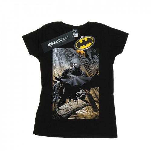 

DC Comics Womens/Ladies Batman Night Gotham City Cotton T-Shirt XXL білий