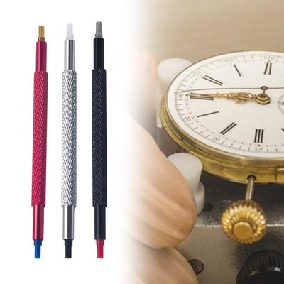 3Pcs Watch Hand Pusher Fitting Set Adjustment Tool Metal Convenient for Watchmaker Device