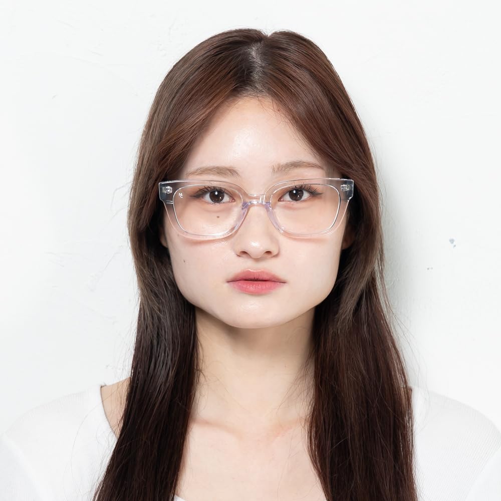 Modern Classic Atlas Standard UV Modakura X Blue Light Sabae Design Brand [MODERN CLASSIC] Sunglasses, Protection, Unisex, (Clear Clear), UV400, Cut,