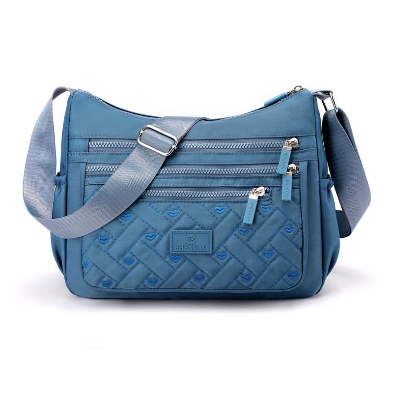 Umhängetasche für Damen, Umhängetasche, Messenger-Tasche aus wasserdichtem Nylon, Damenhandtasche