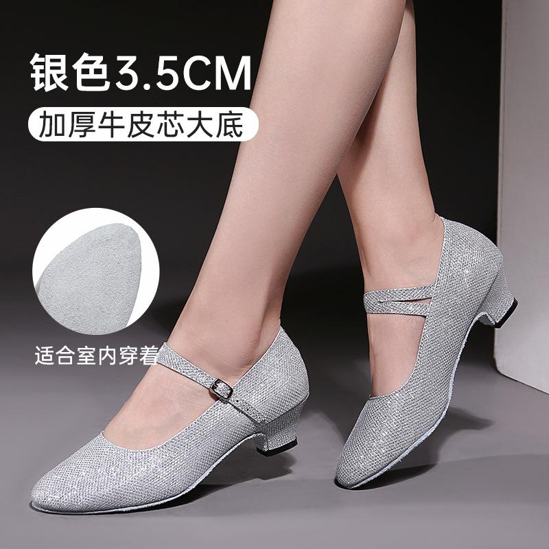 Woman Latin Dance Shoes Tango Salsa Girls Woman Soft Sole Modern Ballroom Dance Shoes Teacher Shoes Oxford Sneakers