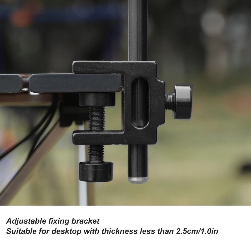 Suporte de Luz Dobrável Suporte de Lâmpada Triplo Poste de Luz Dobrável Durável Churrasco