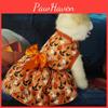 Pumpkin Bat Halloween Dog Costume Princess Style Polyester Skirt For Small To Extra Large Dogs