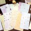 24 Sheets Vintage Material Paper Book Junk Journal Decor DIY Supplies Scrapbooking Art Collage Aesthetics Stationery Craft Paper