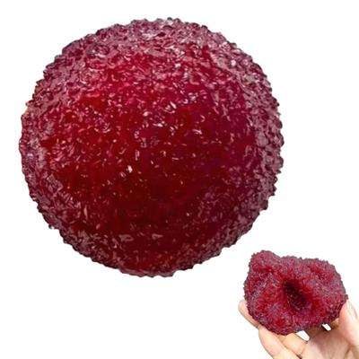 Faux Fruit de Cire Jouet à Presser Soulagement du Stress Croquant Baie de Cire Simulée Jouet Sensoriel Fidget Décompression Balle Anti-Stress Jouet