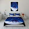 Starry Wolf Decor Set Soft Comfortable Duvet Cover Bedding Set Included 1*Duvet Cover & 2*Pillowcases, Gift