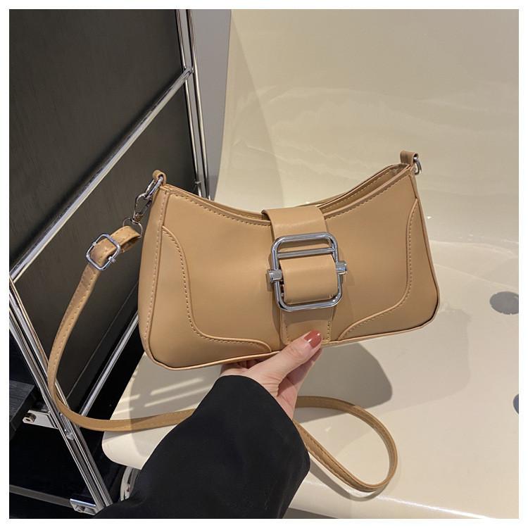 Retro Texture Patchwork Minimalist Fashion Spring 2024 New Trendy Handbag Shoulder Bag