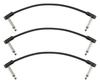 Fender Blockchain 6" Patch Cable 3-pack, AngleAngle, Fender [Set of 3 Patch Cables]