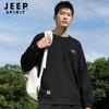 JEEP SPIRIT Men's Embroidered Crewneck Sweatshirt