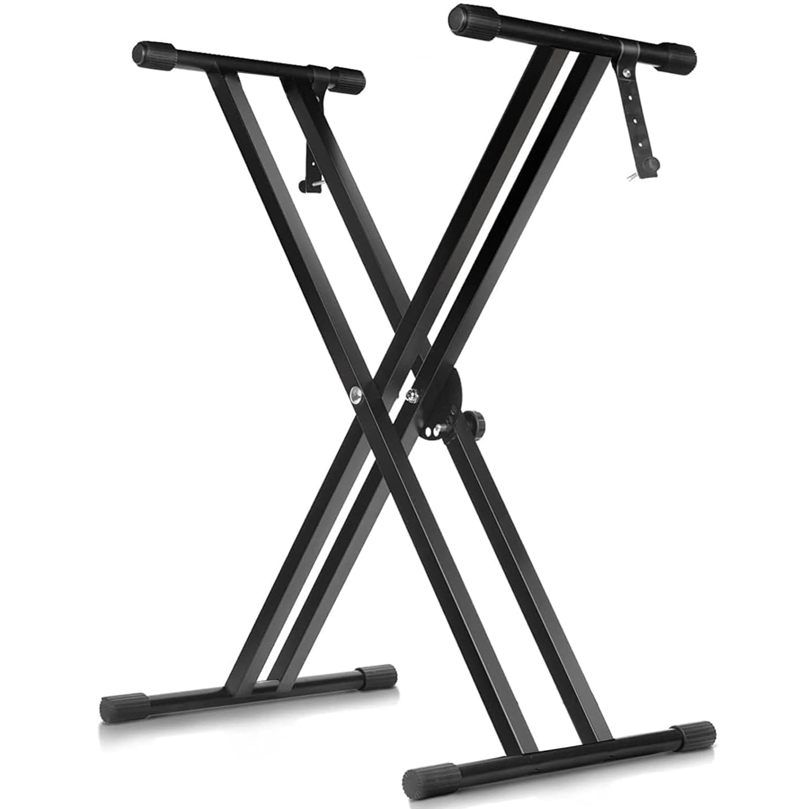 UYTON Keyboard Stand X-Type, 7-Stage Height Adjustment (32-96cm), Detachable, Easy Assembly, Keyboard Stand, Synthesizer Board Compatible, Pedal Mount