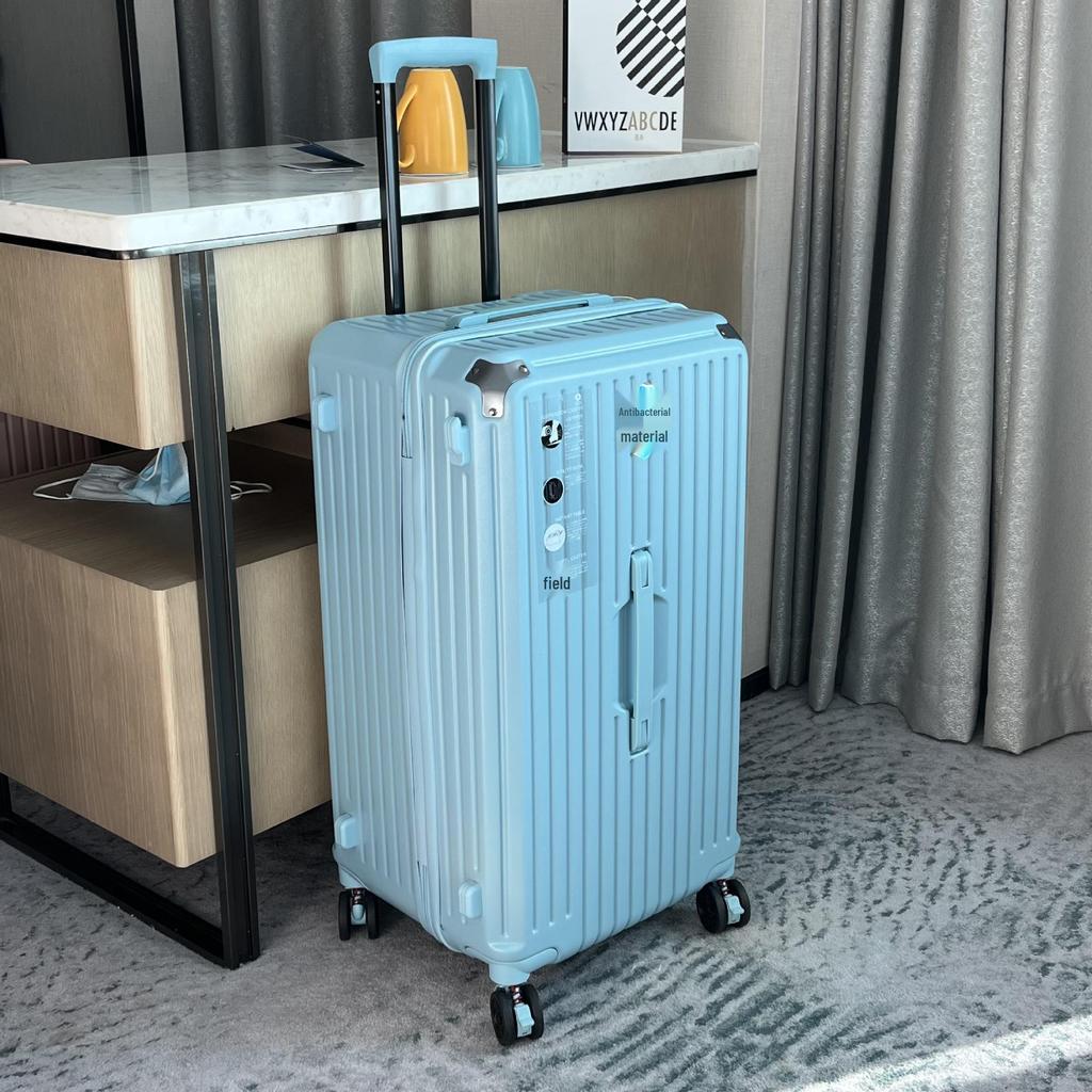 Extra Large Antibacterial 5-Wheel Trolley Suitcase with Combo Lock