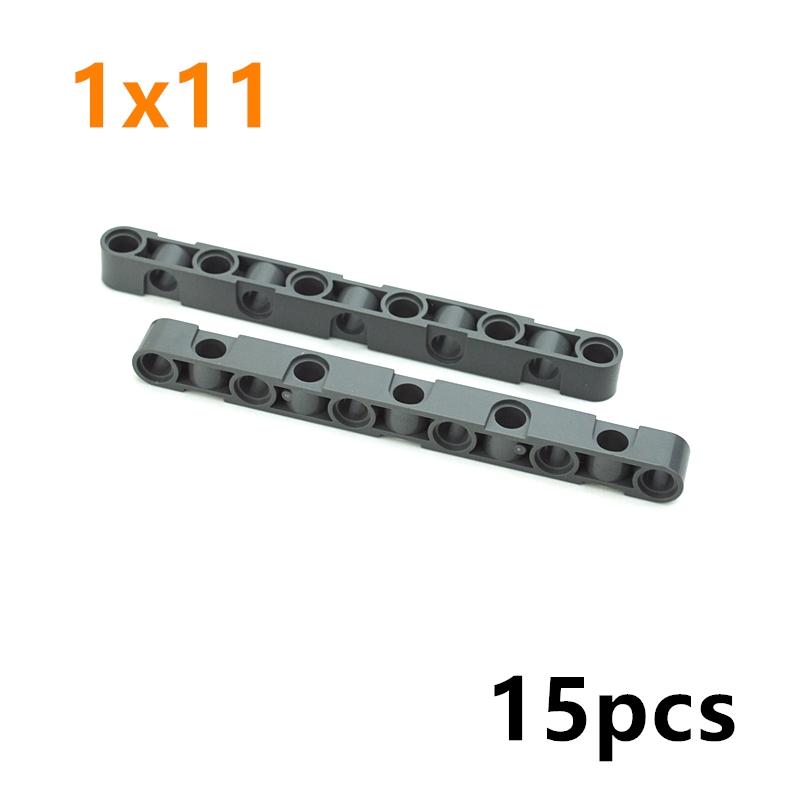 Mattoncini MOC Tecnici Braccio di Sollevamento Trave Foro Spesso Figure 1x3 1x4 1x5 1x6 1x7 1x9 1x11 Sostituzione Parti Compatibile Tutte le Marche
