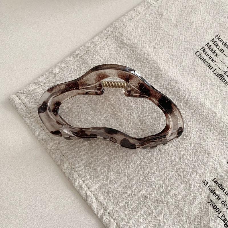 

Элегантные облака леопардовый принт заколки-крабы для волос женщины желе акриловые зажимы для волос пластиковые заколки-невидимки заколки-автоматы девушки аксессуары для волос