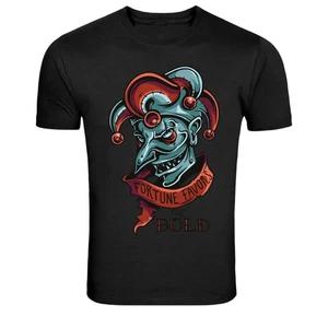 

Evil Jester Fortune Favors The Bold Graphic T-Shirt M