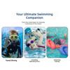 Swimming Training Paddles for Children and Adults with Comfortable Adjustable and Hydrophobic Structure to  Performances