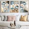 Scandinavian Abstract Wall Art Flower Poetry Stereoscopic HD Canvas Poster Prints Home Bedroom Living Room Decoration