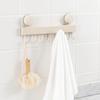 Wall-mounted Suction Cup Hooks Detachable Clothes Hanger Multifunctional Bathroom Rack  Household