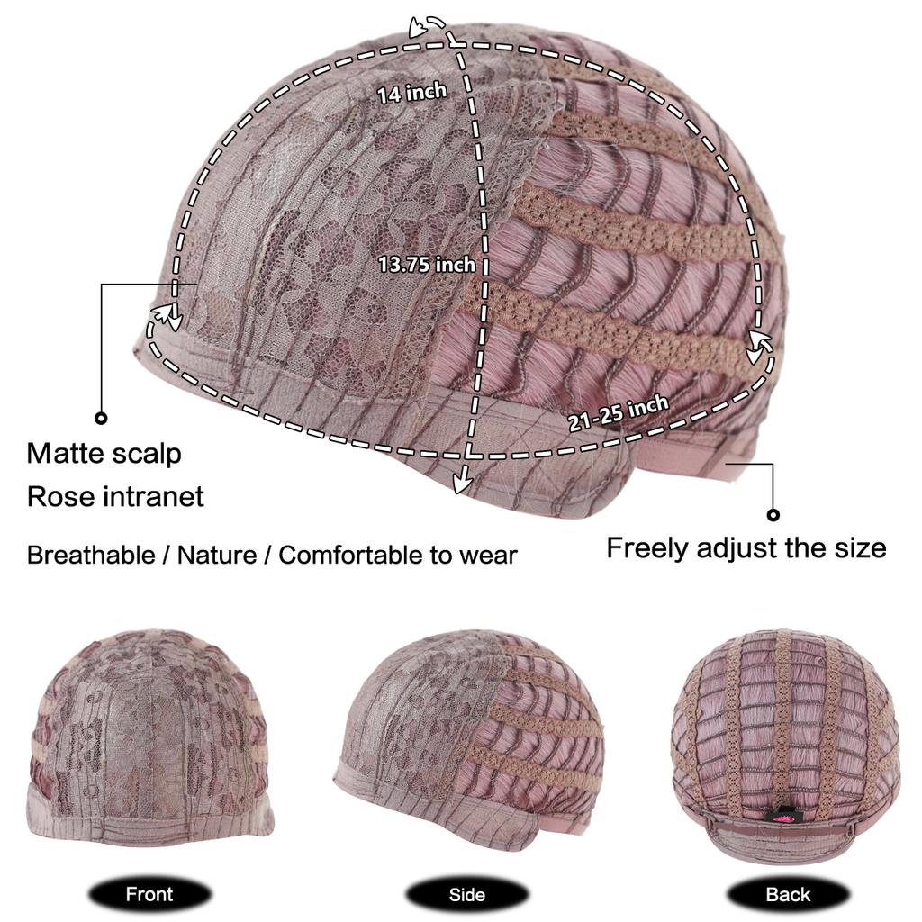 7jhh Wigs Long Wavy Pink Wigs For Women Daily Party Costume Synthetic Hair Wig With Bangs Halloween Costume Carnival Lolita Wig