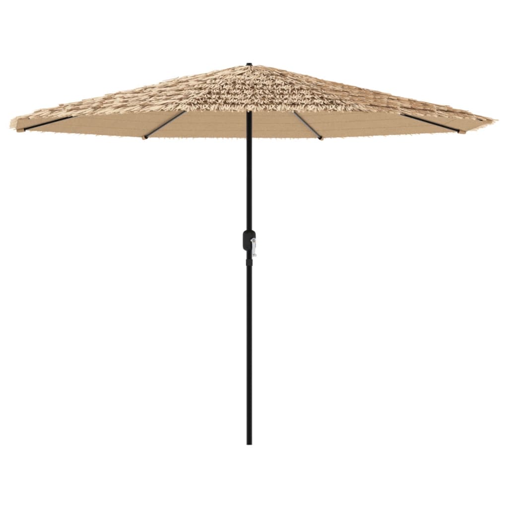 Vidaxl Parasol Ogrodowy Na Stalowym Słupku, Brązowy, 388X388X248 Cm