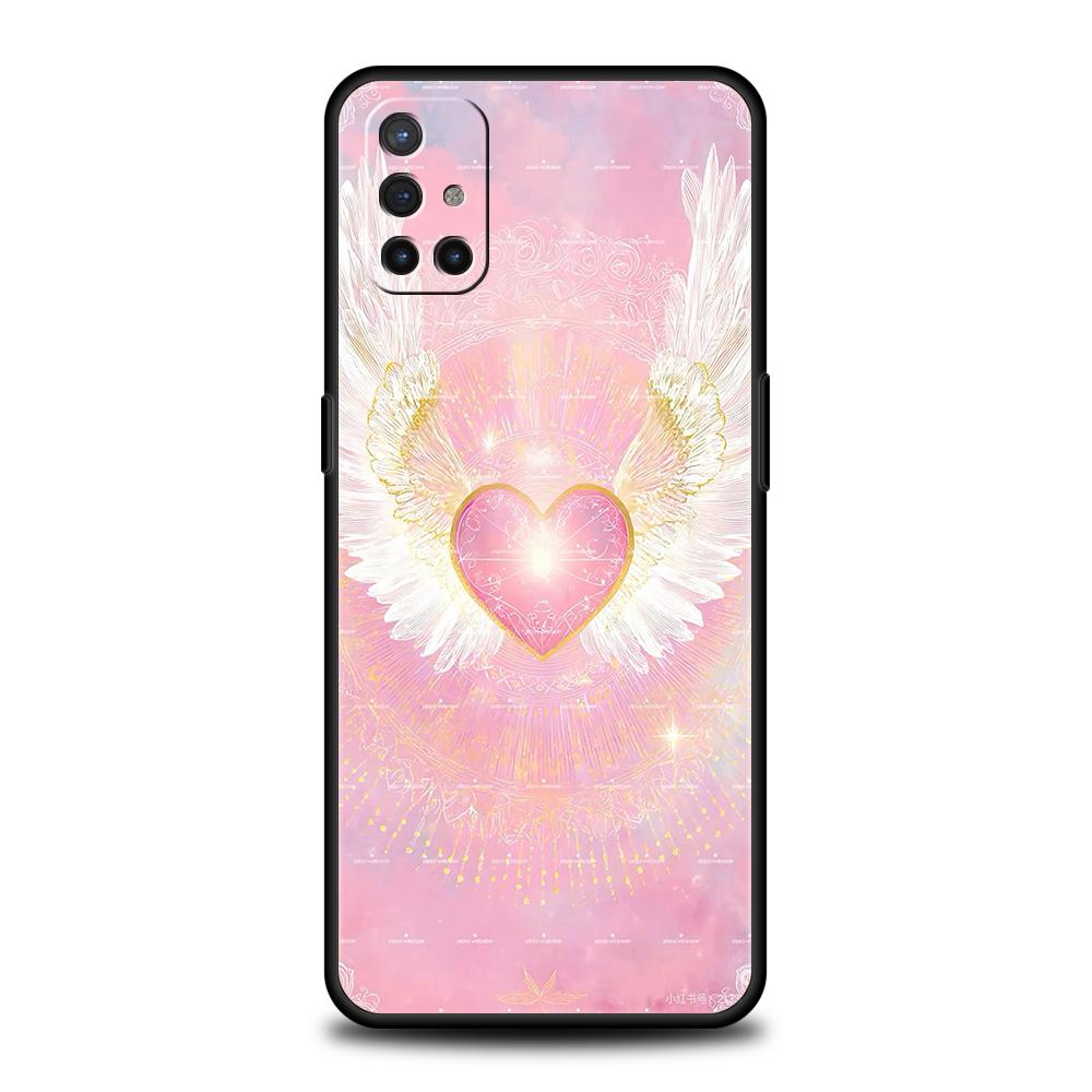 

Phone Case For Oneplus 13R 12R 13 12 10T 10R Nord N100 N200 N10 10 9 9R 9RT CE 2 Z Pro 5G Soft TPU Cover Lovely Star Angel Wings OnePlus 13R